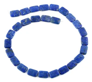 10x14MM Lapis Thin Tube Gemstone Beads