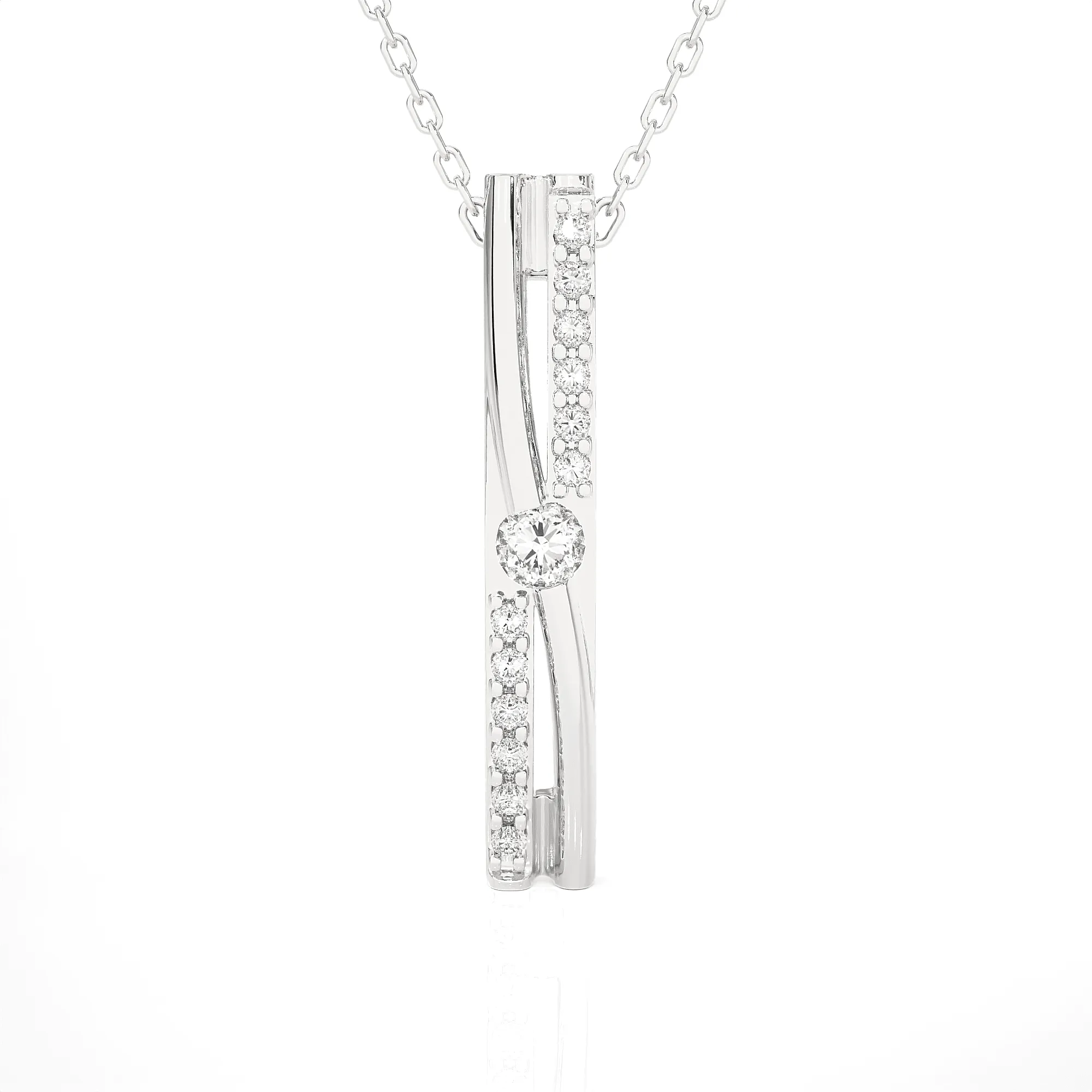 1/20  ctw Round Lab Grown Diamond Fashion Pendant