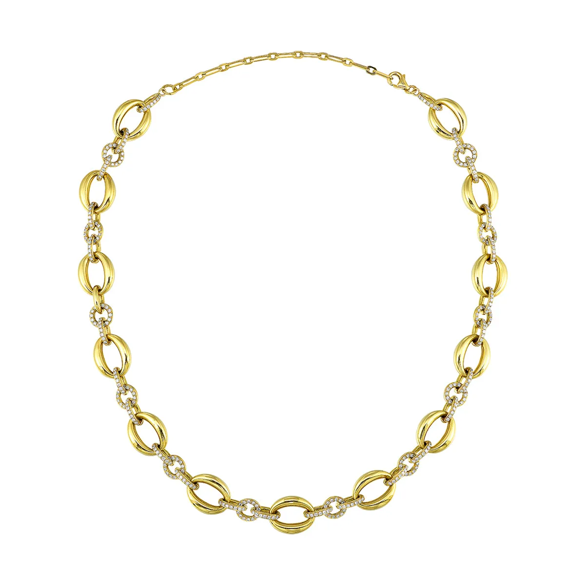 14Kt Yellow Gold Diamond 2 1/2Ctw Necklace