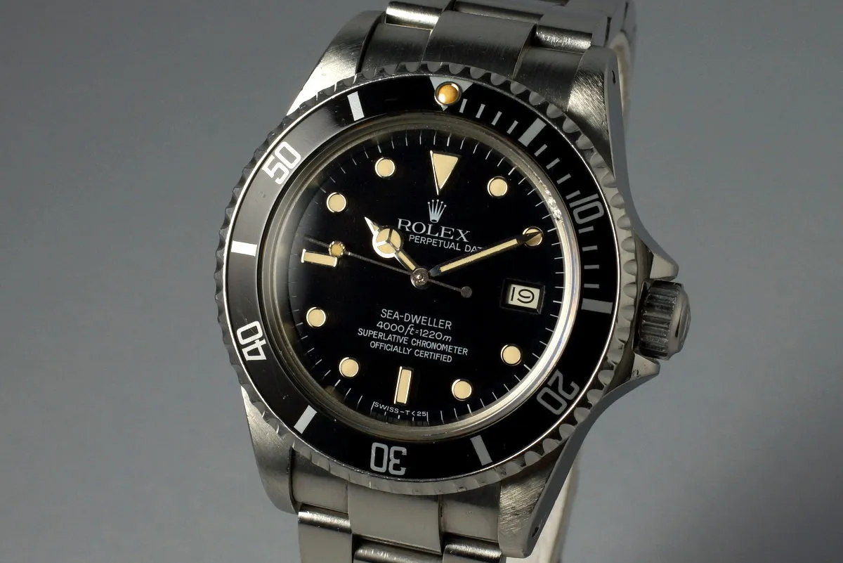 1983 Rolex Sea Dweller 16660 with Box and Papers