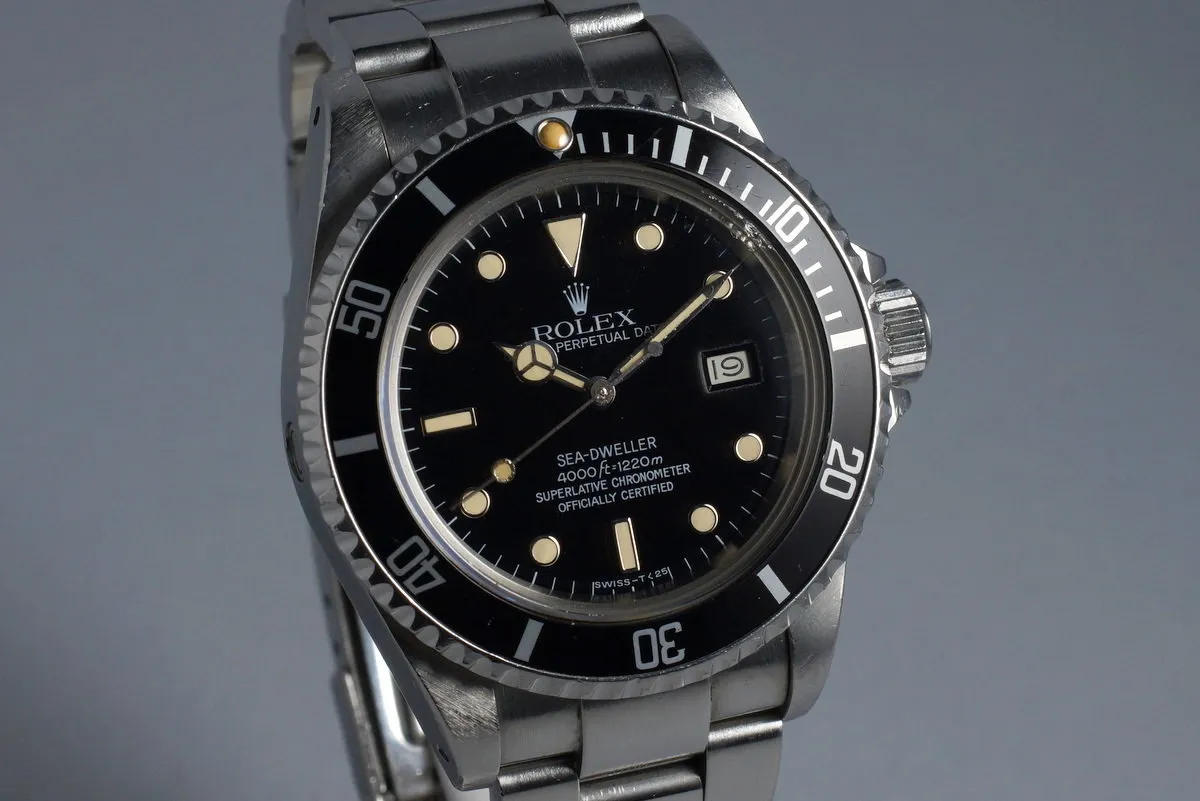 1983 Rolex Sea Dweller 16660 with Box and Papers