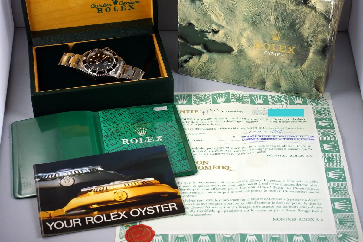 1983 Rolex Sea Dweller 16660 with Box and Papers