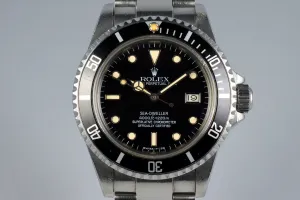 1983 Rolex Sea Dweller 16660 with Box and Papers