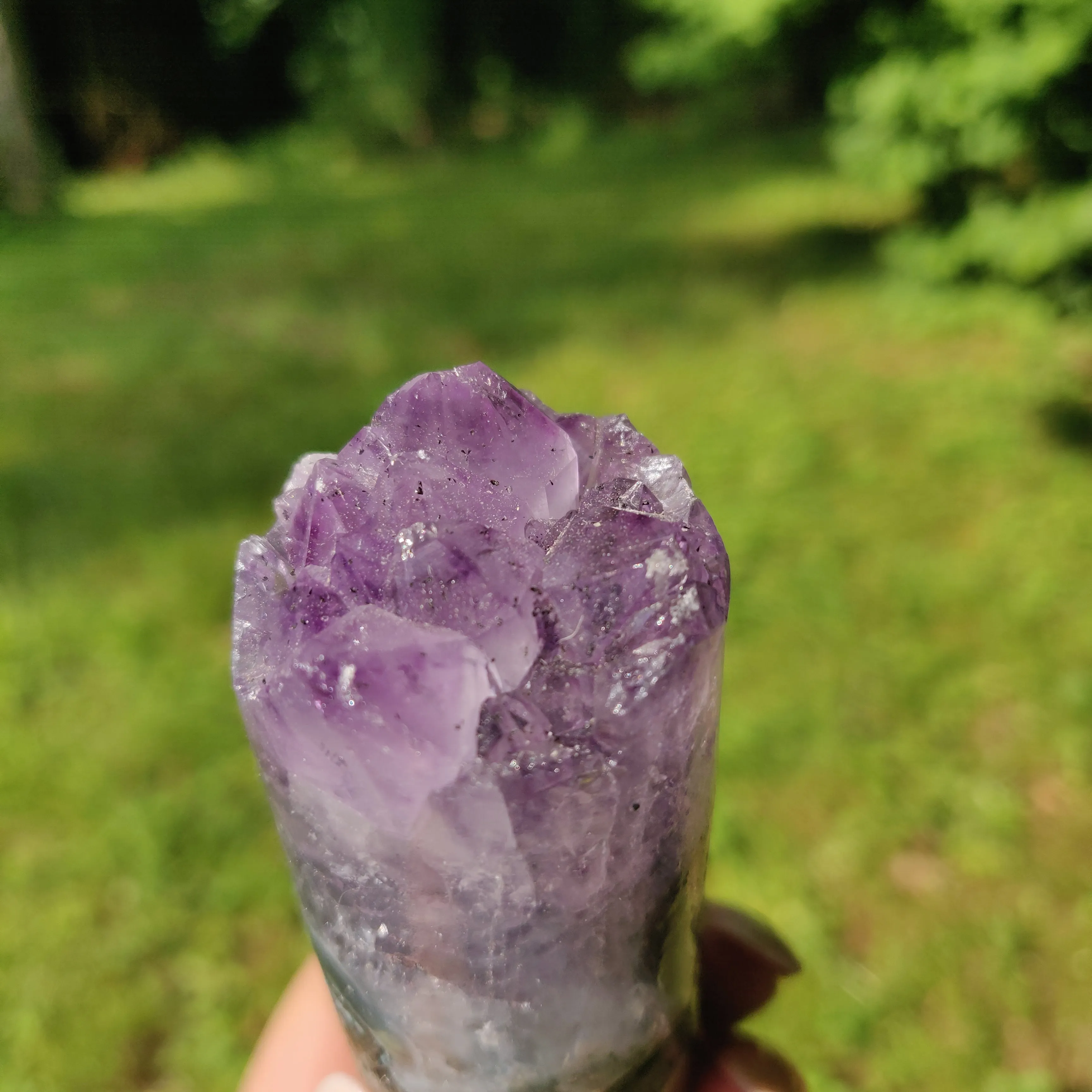 Amethyst Druzy Cylinder (#5)