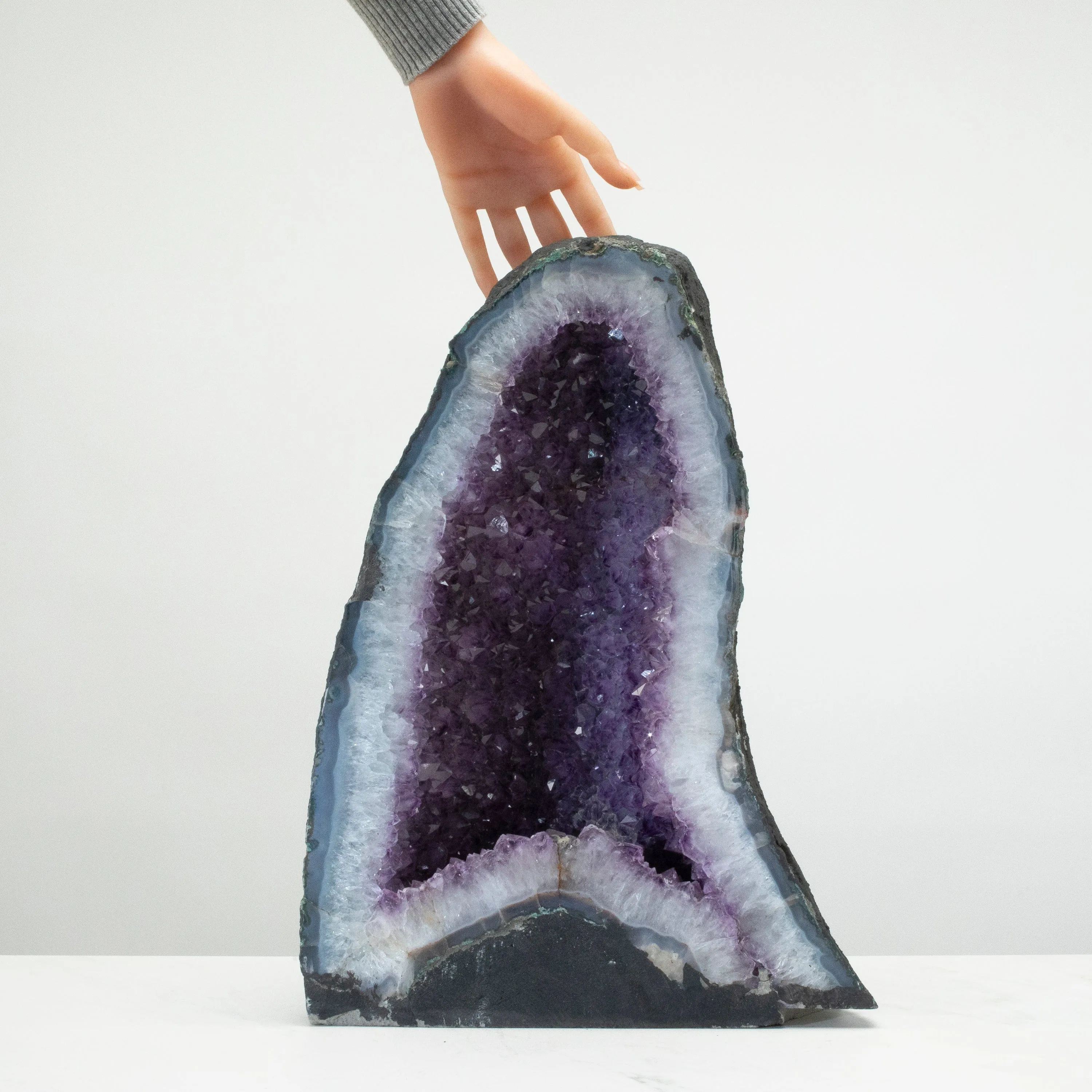 Amethyst Geode Cathedral from Brazil - 17" / 43.1 lbs