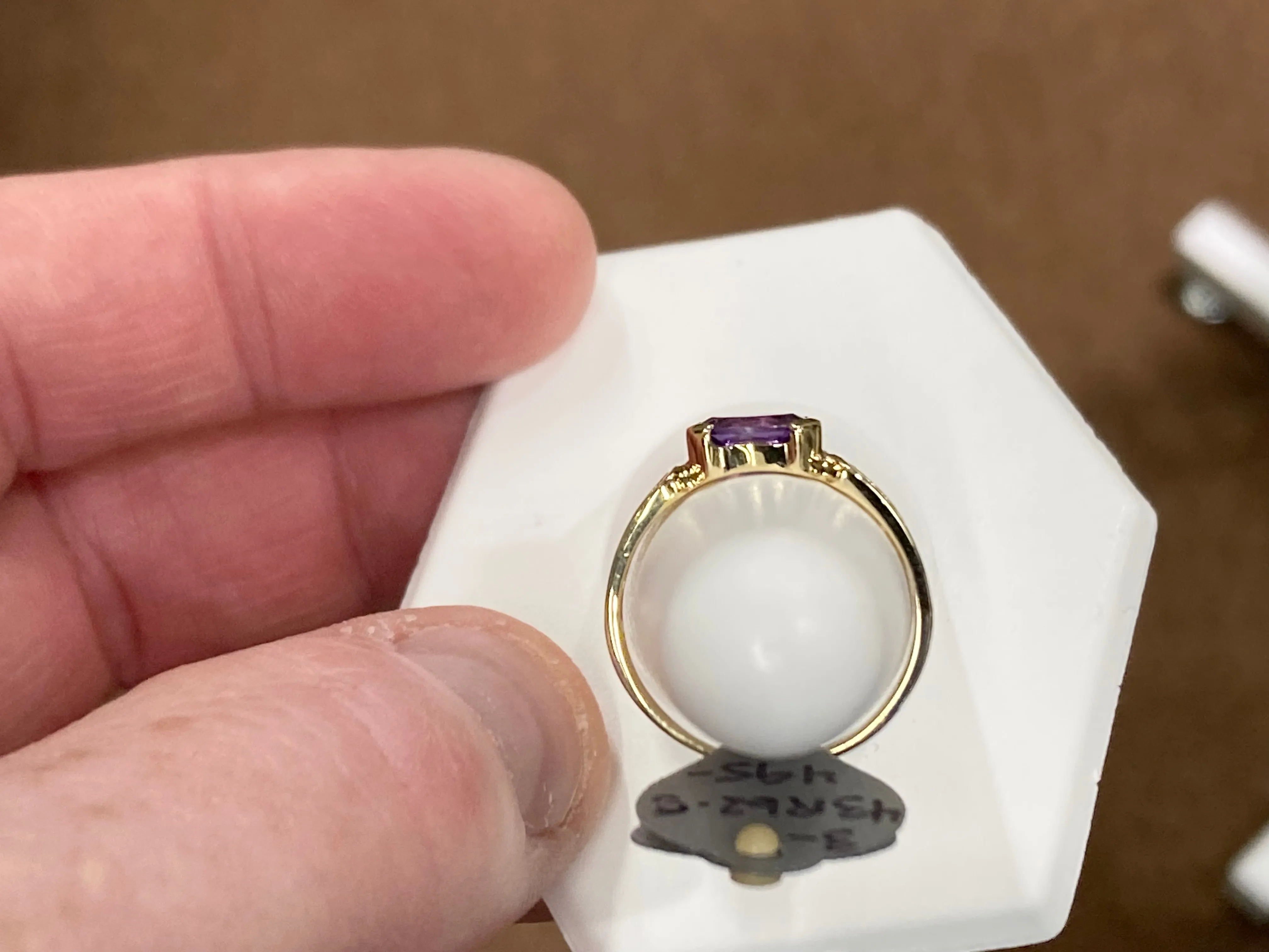 Amethyst Gold Ring