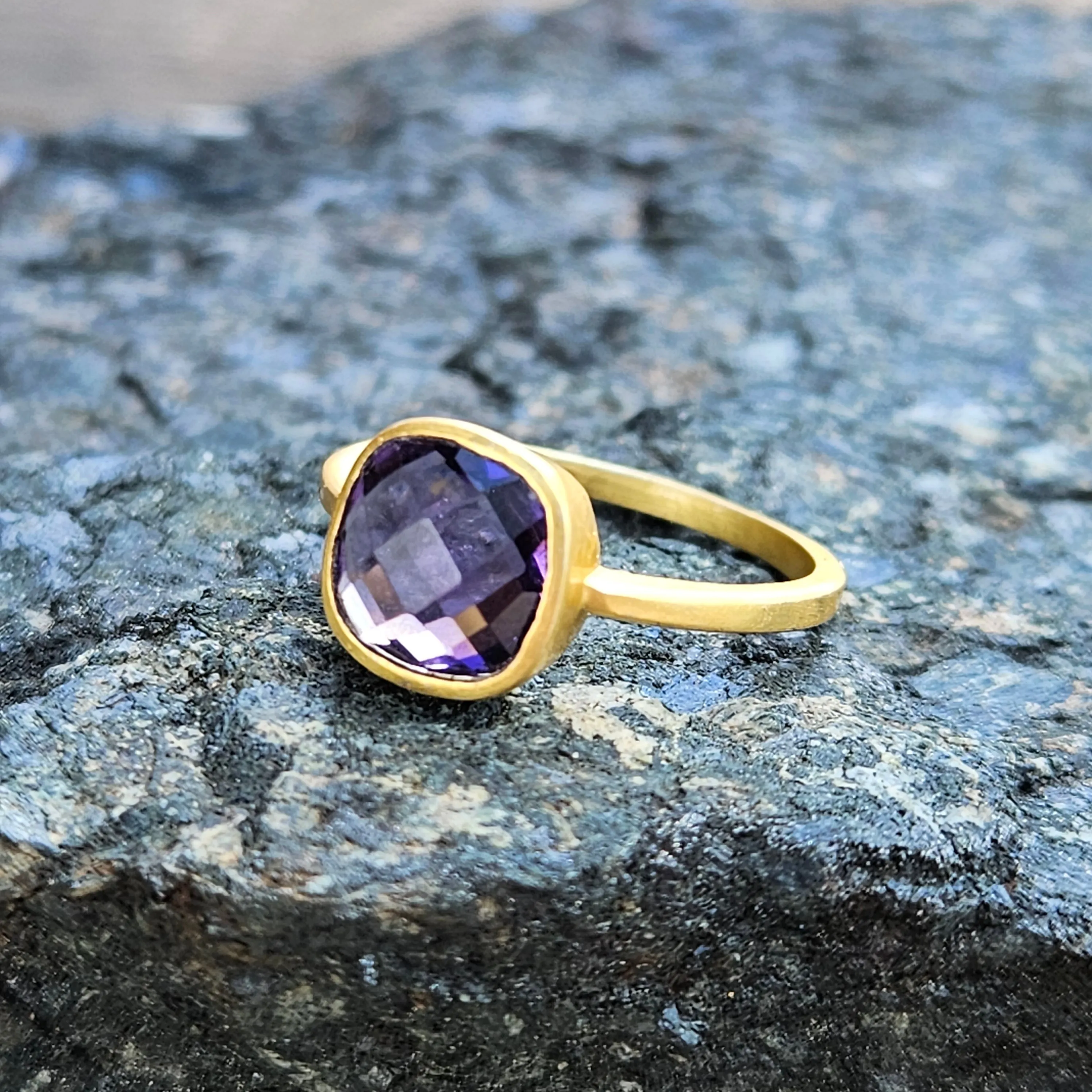 Amethyst Mountain Mist Ring