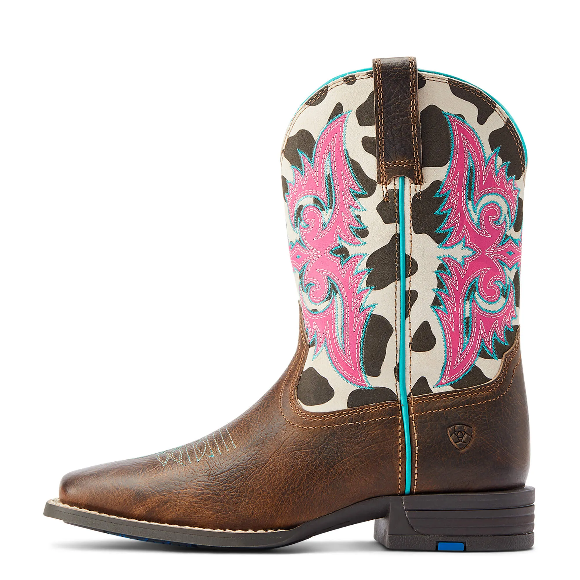 Ariat Kid's Lonestar Cowprint Western Boot