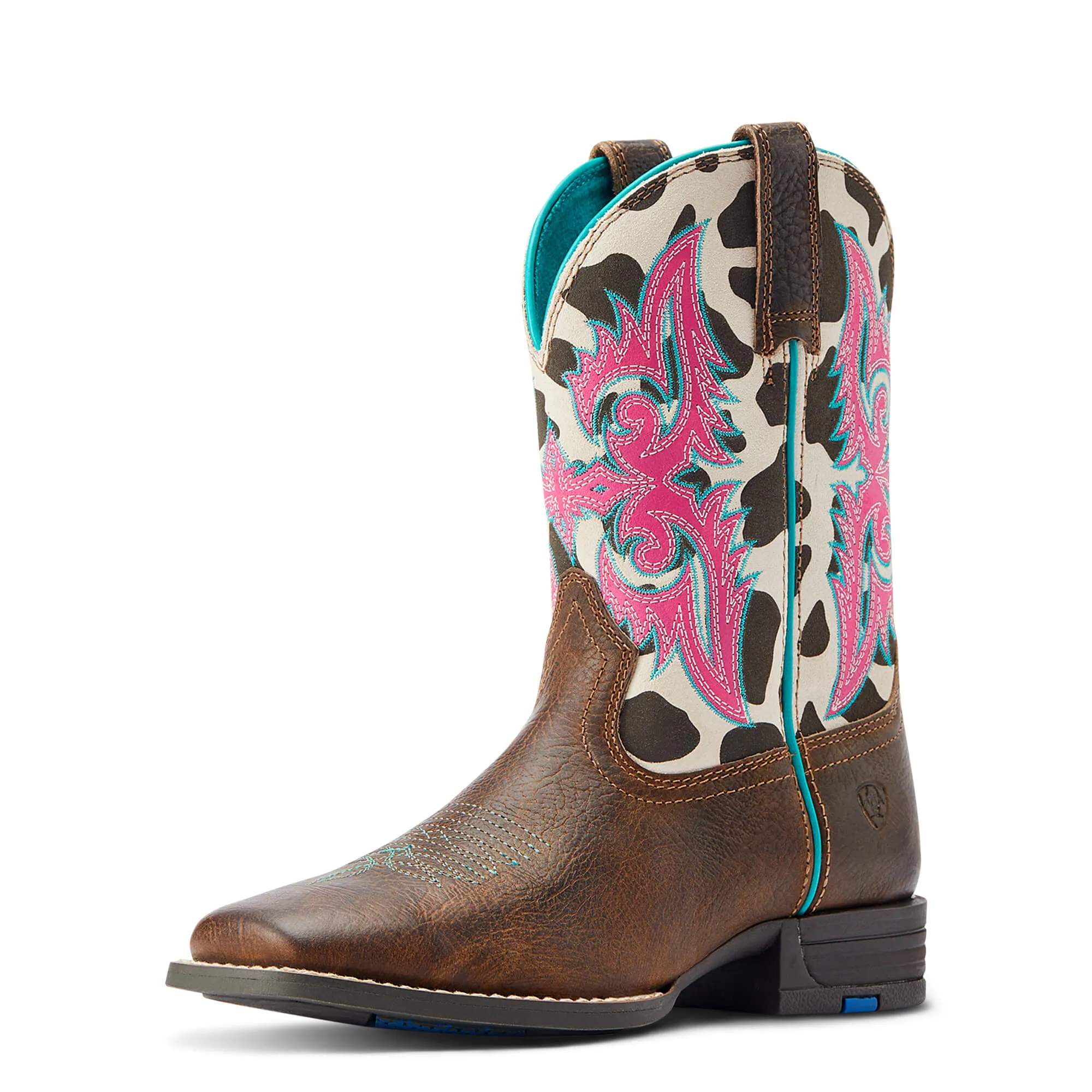 Ariat Kid's Lonestar Cowprint Western Boot