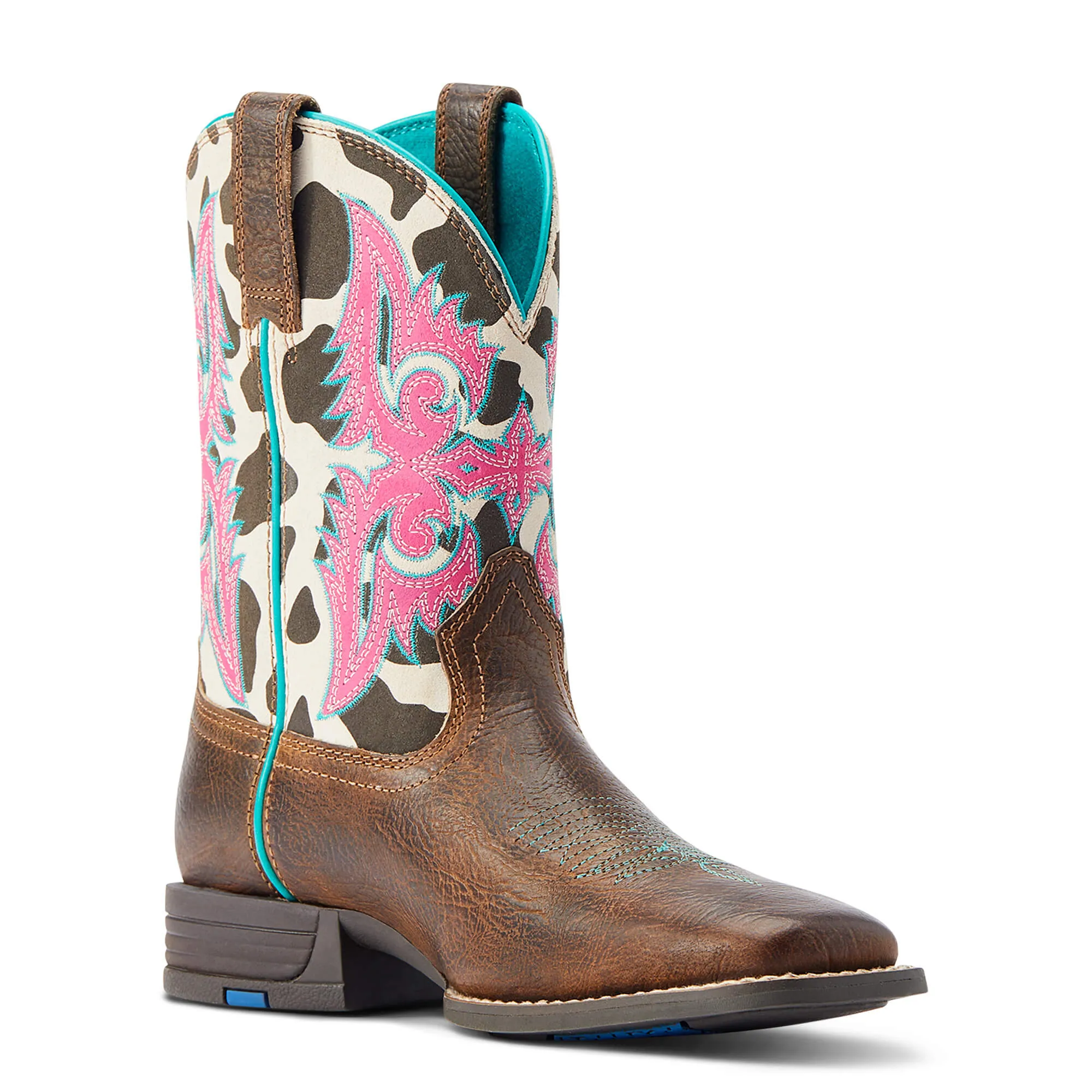 Ariat Kid's Lonestar Cowprint Western Boot