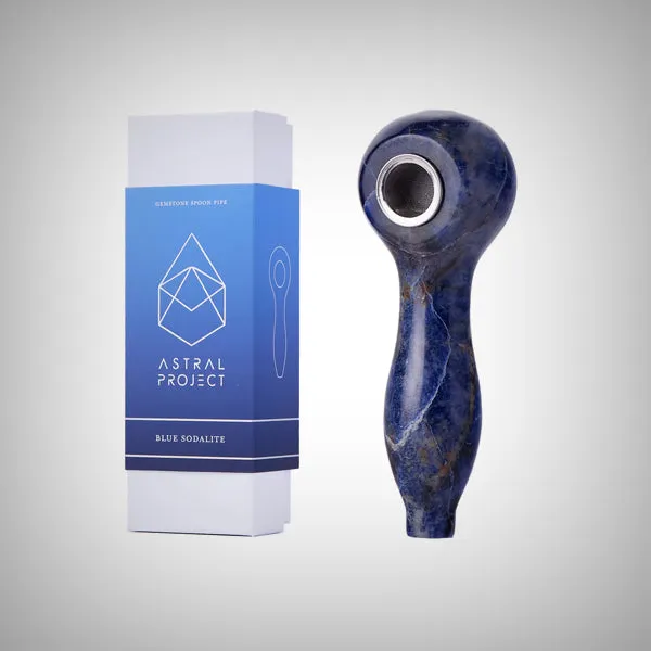 Astral Project Gemstone Spoon Pipes