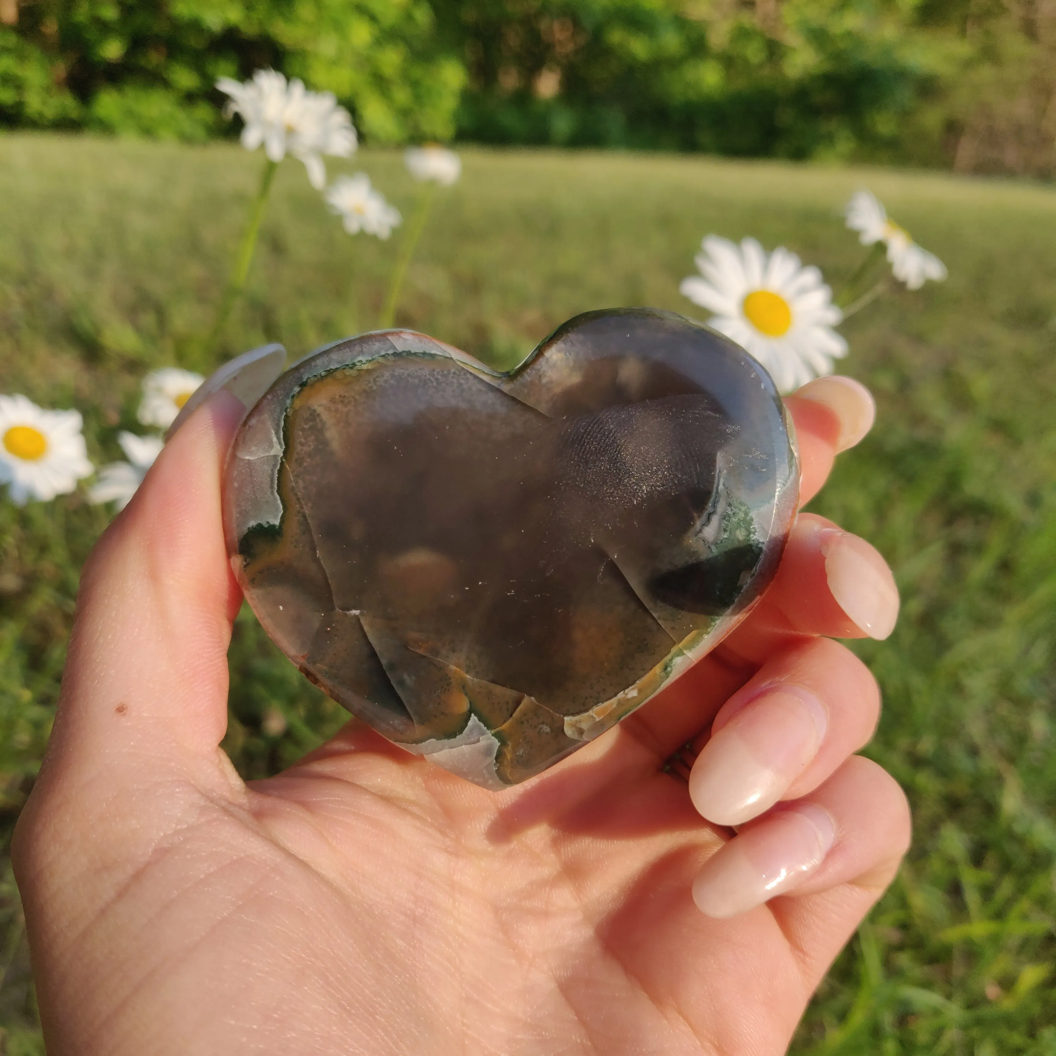 Aura Amethyst Heart (#2)