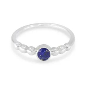 Bella Lapis Silver Stacker