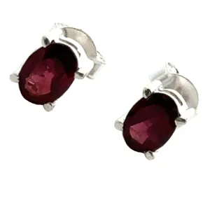 Bijou Garnet Studs