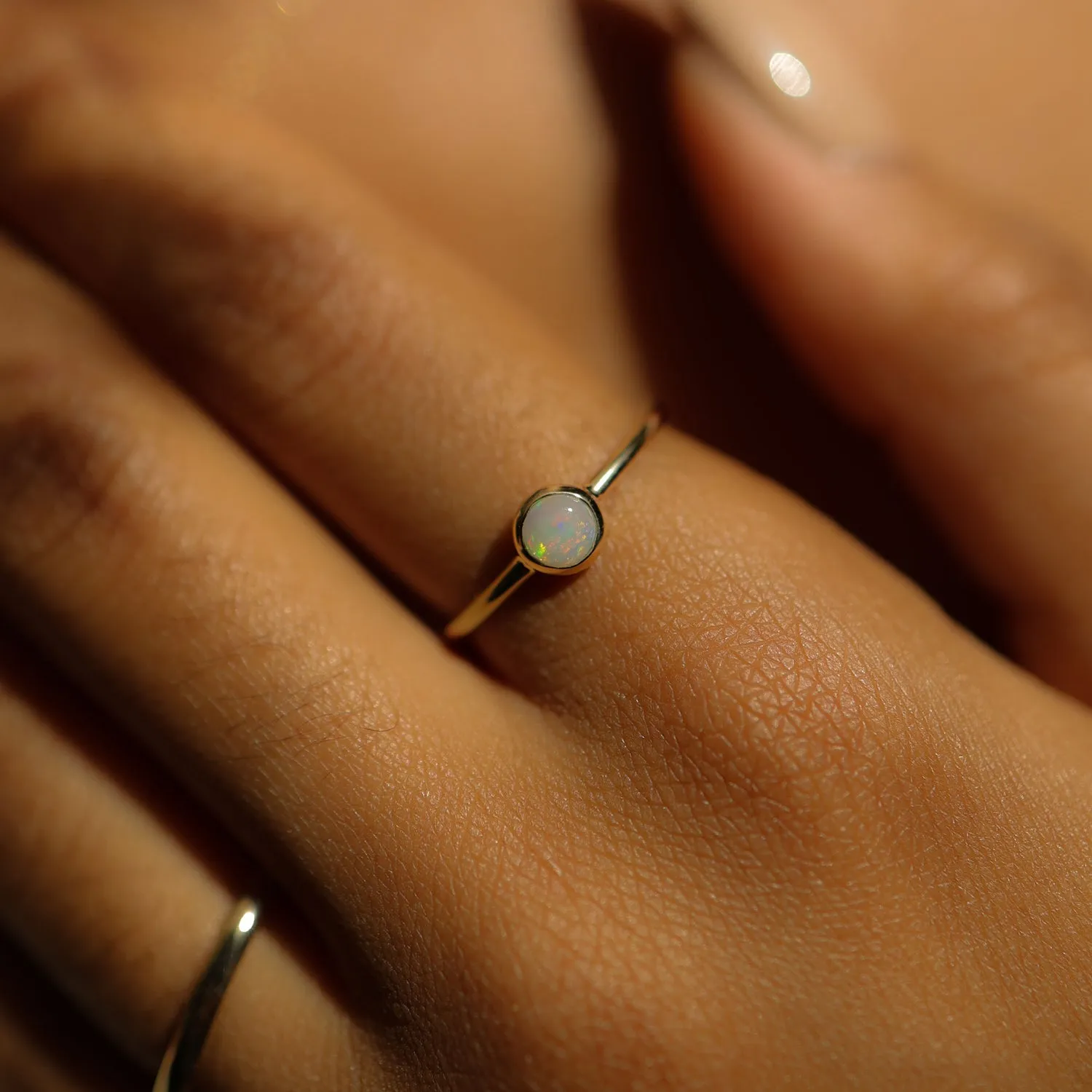 Cabochon Ring | 10k Gold & Opal