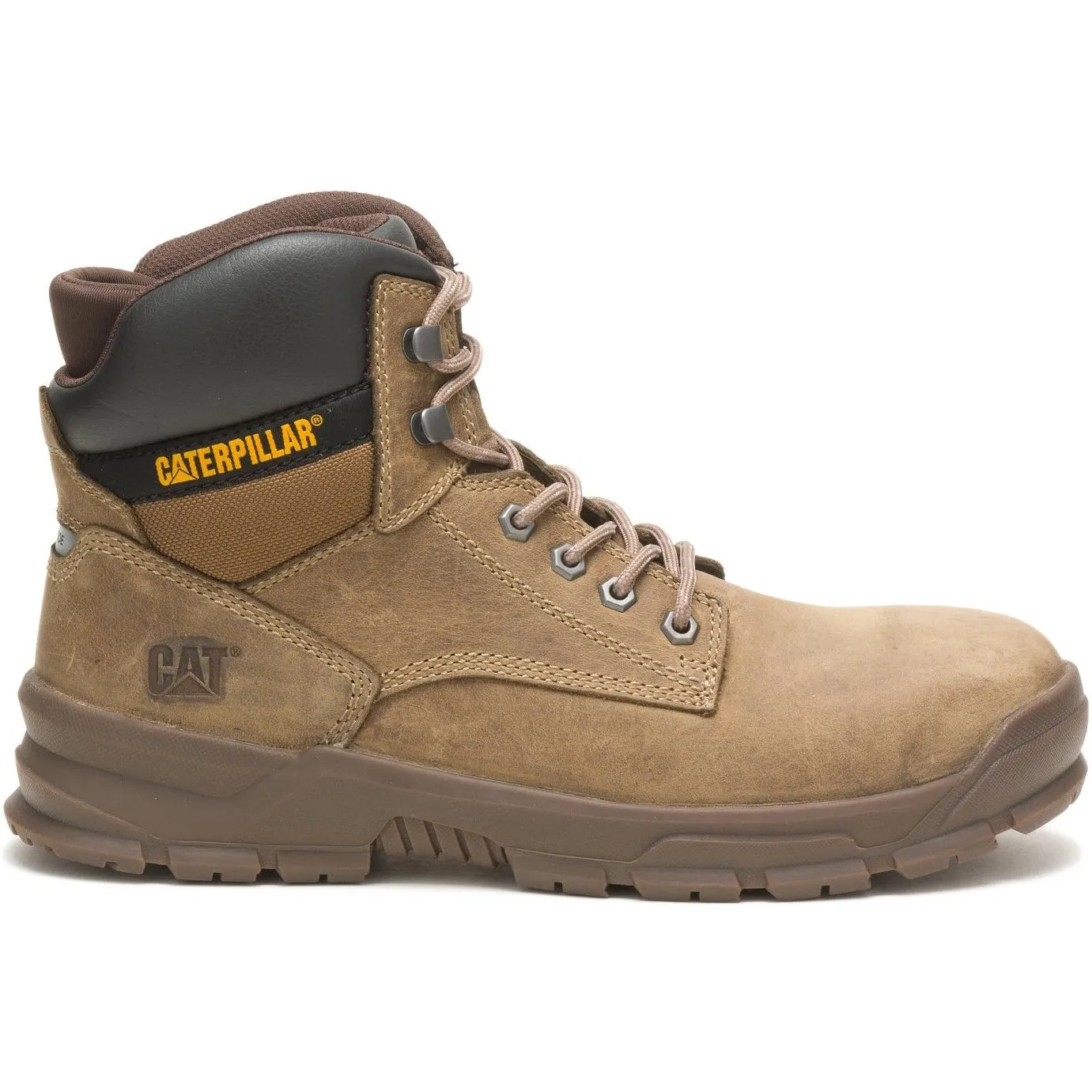 CAT Men's Mobilize Alloy Toe Work Boot - Fossil - P91268