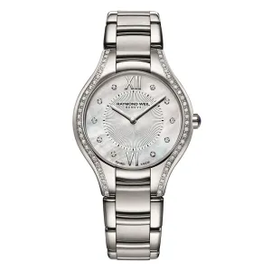 Diamond Mother-of-Pearl Quartz Watch