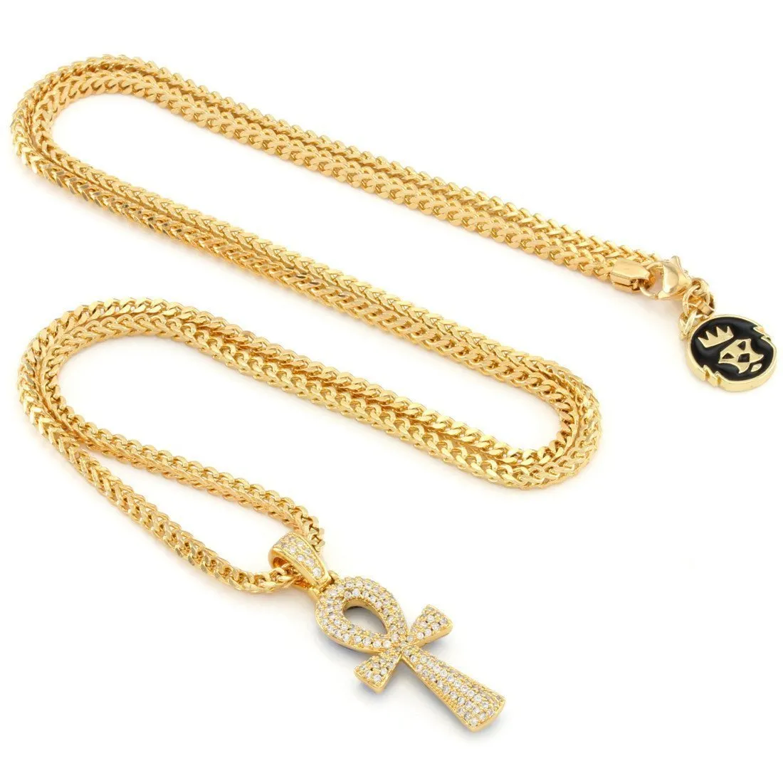 Dual Ankh Key Necklace