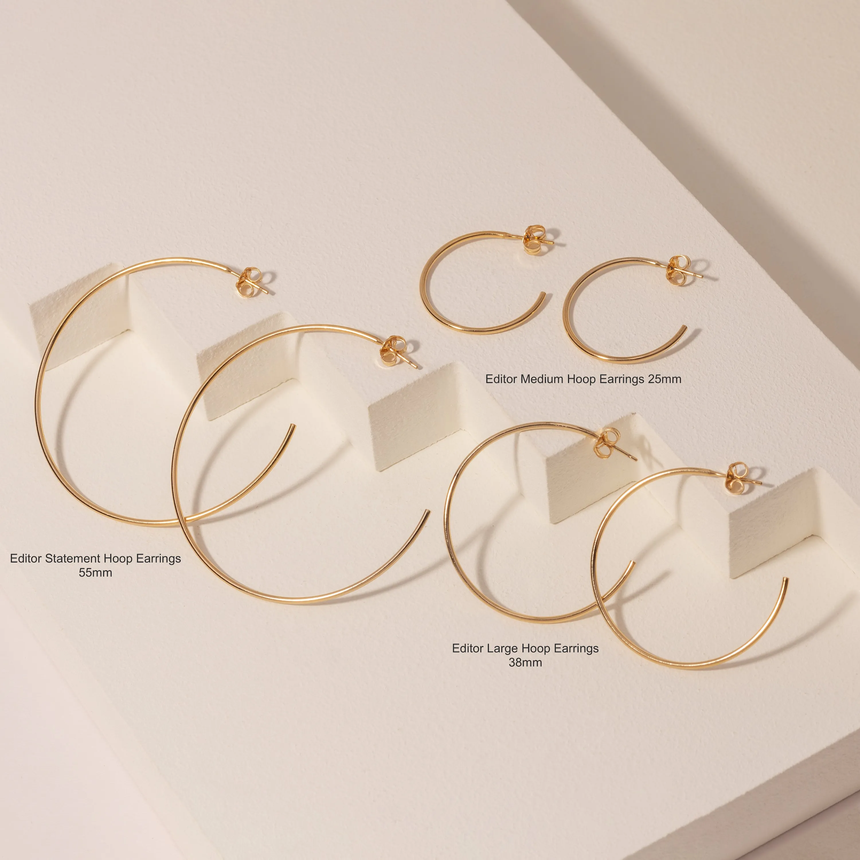 Editor Large Hoop Earrings 38mm