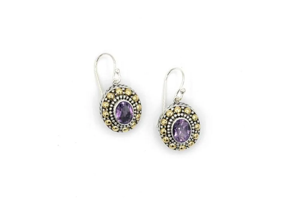 Fiona Earrings- Amethyst