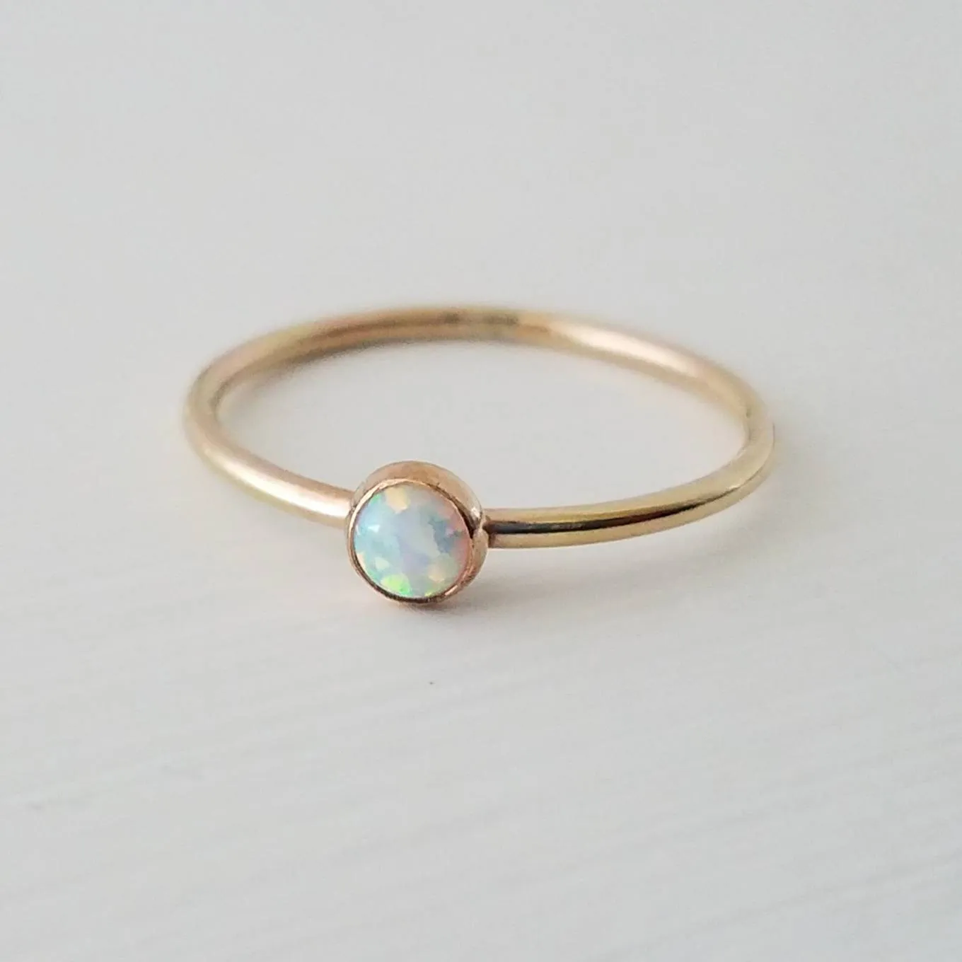 Gold Opal Ring