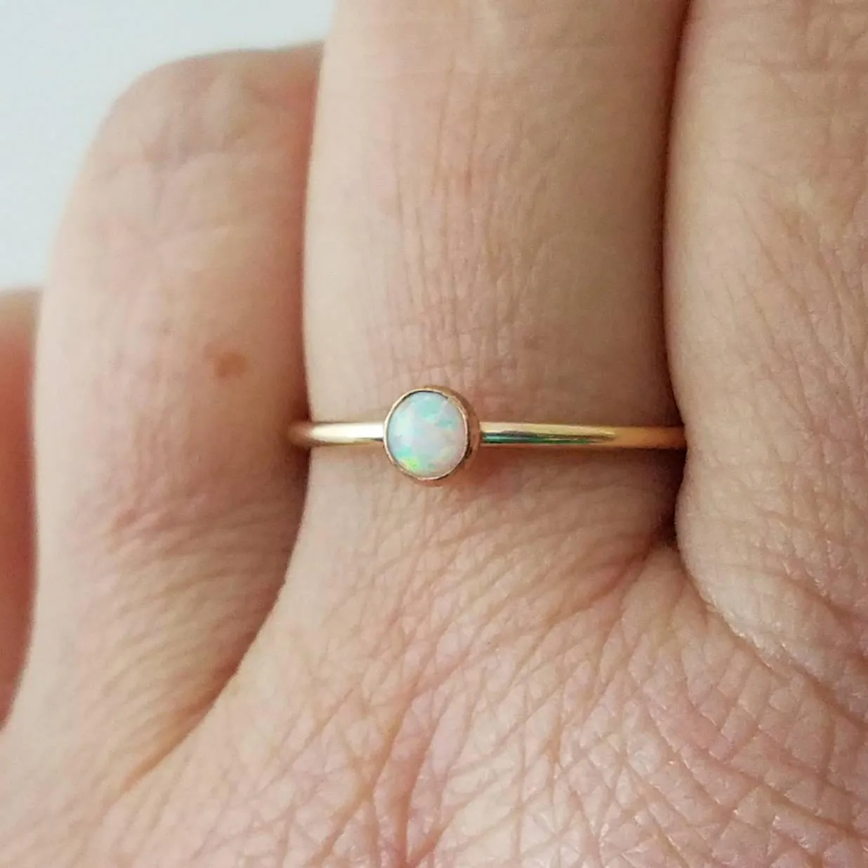 Gold Opal Ring