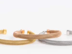 Goldenerre Mesh Cuff Bracelet