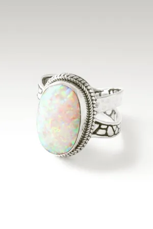 Joy in the Journey Ring™ in Peaches & Cream Simulated Opal