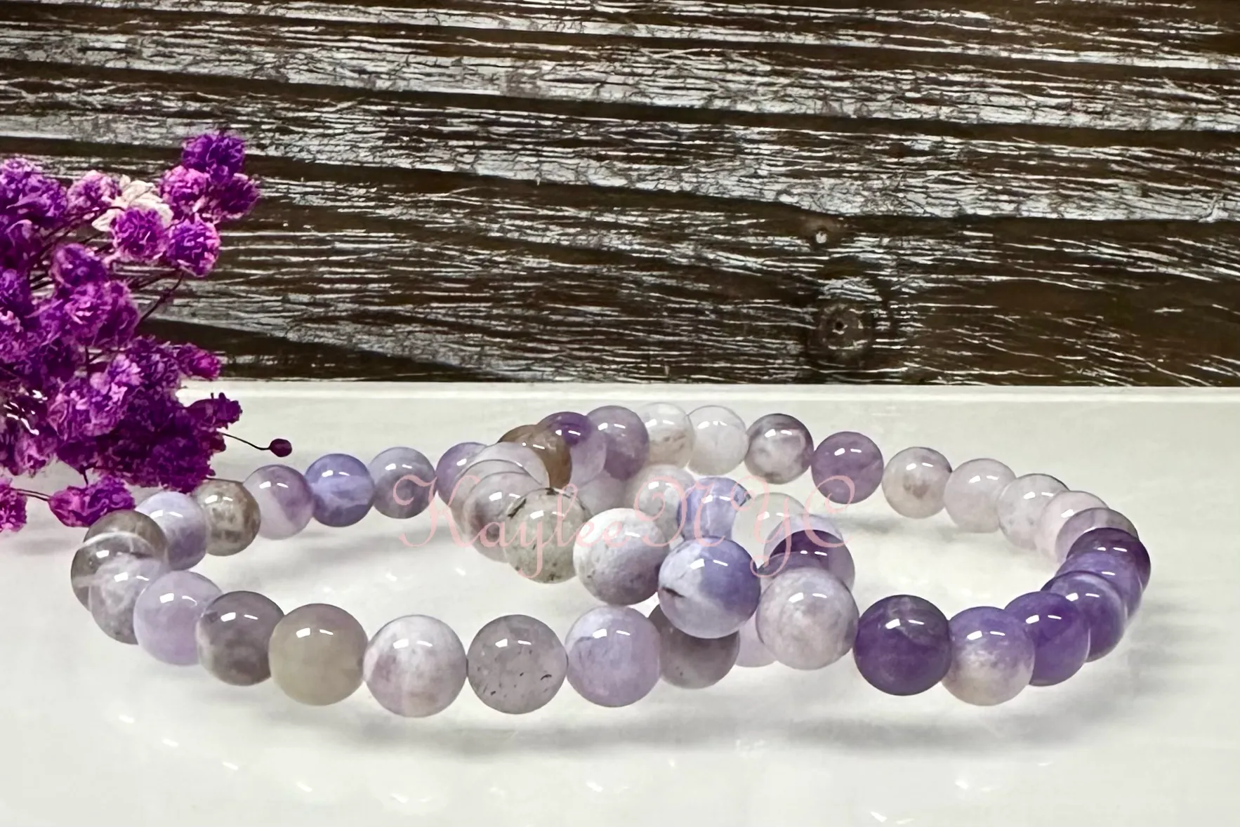 Lavender Jade Bracelet