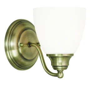 Livex Somerville 1 Light Antique Brass Wall Sconce - C185-13671-01