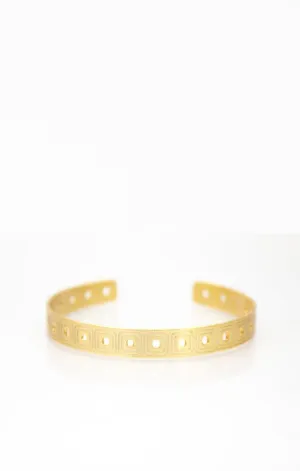 Matte Gold Cuff Bracelet