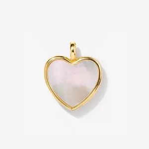 MOP Heart Necklace Charm