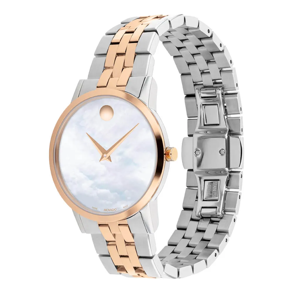 Movado Museum Classic Two Tone Women's Watch 0607629