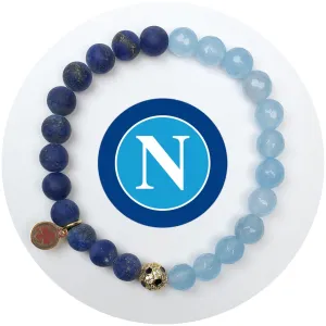 Napoli Mens Aqua Jade and Matte Lapis with Pavé Soccer Ball