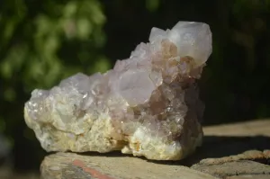 Natural Large Spirit Ametrine Quartz Specimens x 3 From Boekenhouthoek, South Africa