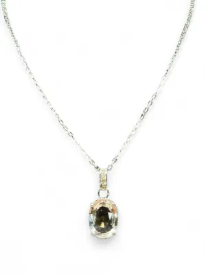 NATURAL MORGANITE NECKLACE