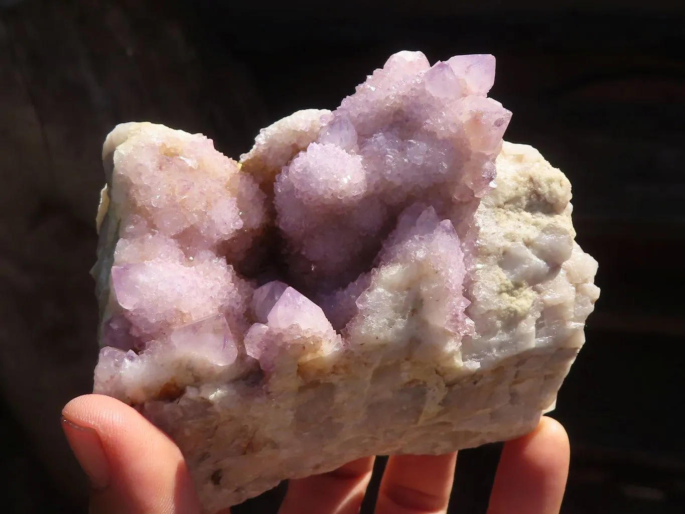 Natural Spirit Amethyst Quartz Clusters x 2 From Boekenhouthoek, South Africa