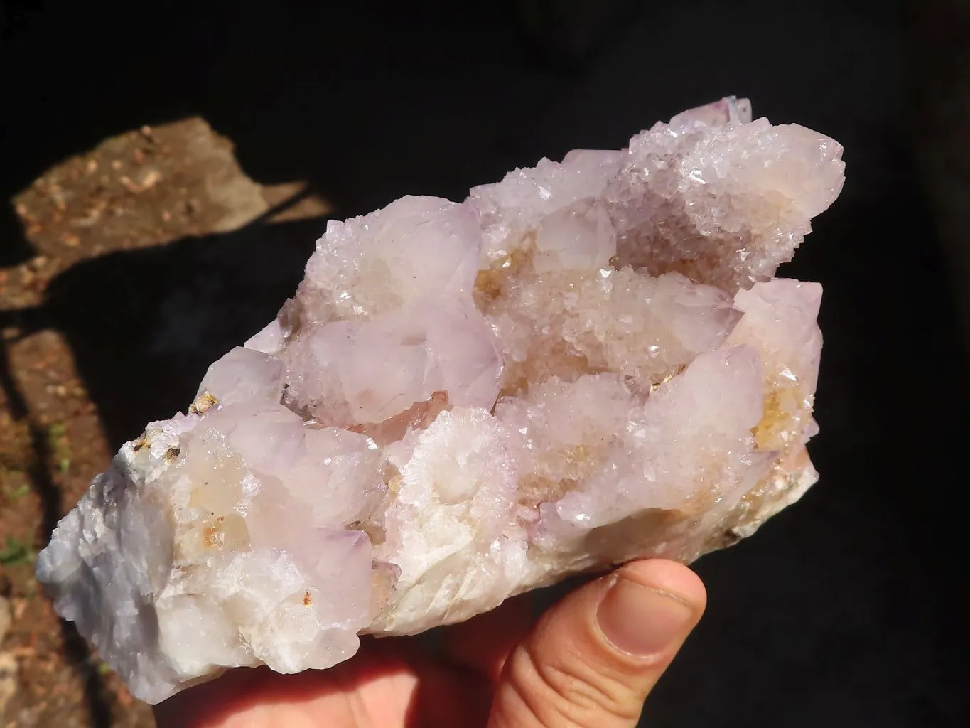 Natural Spirit Amethyst Quartz Clusters x 2 From Boekenhouthoek, South Africa