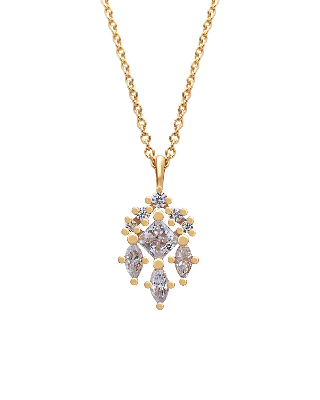 Norma Diamond Necklace with Natural Diamonds