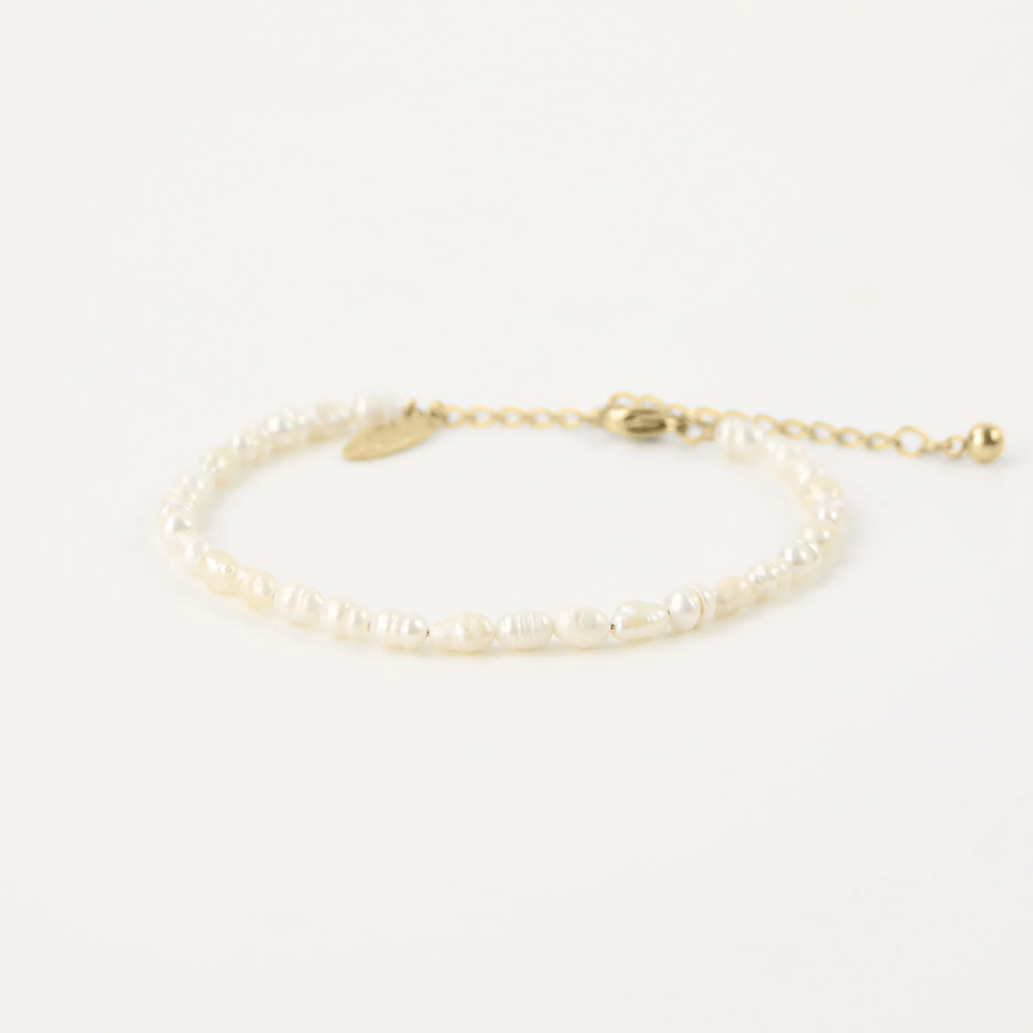 Pearl and Gold Bracelet Stack