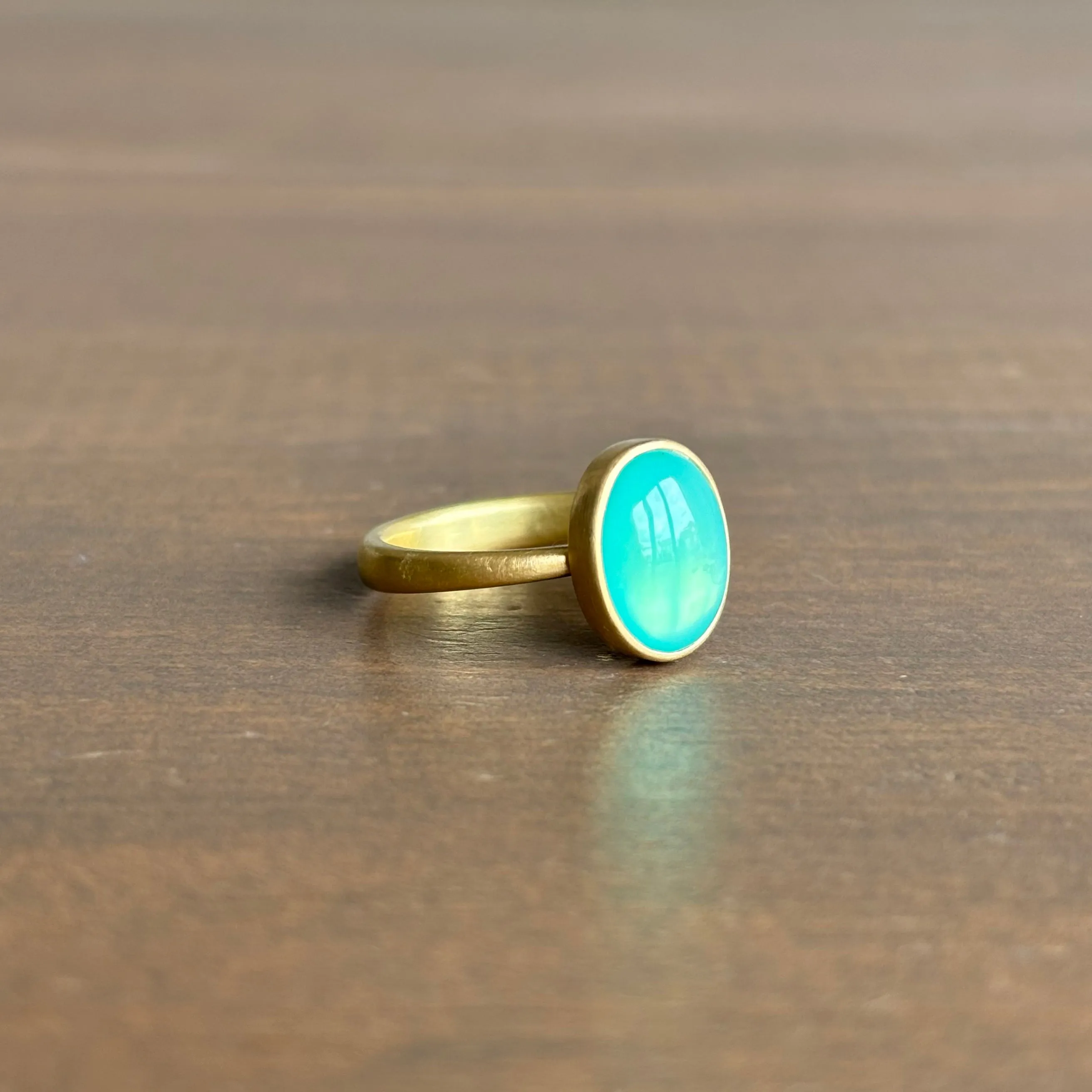 Peruvian Opal Oval Ring