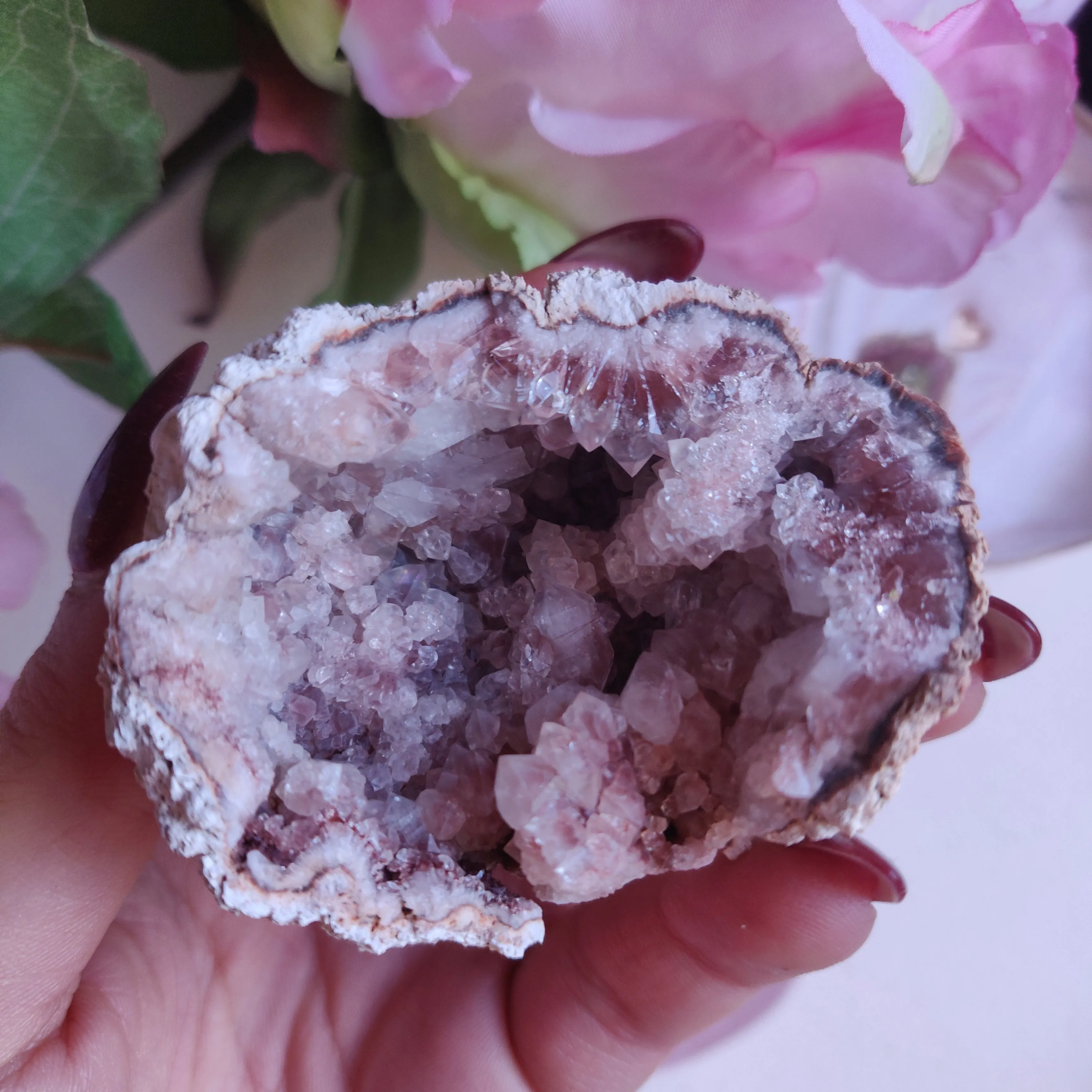 Pink Amethyst Geode (#9)