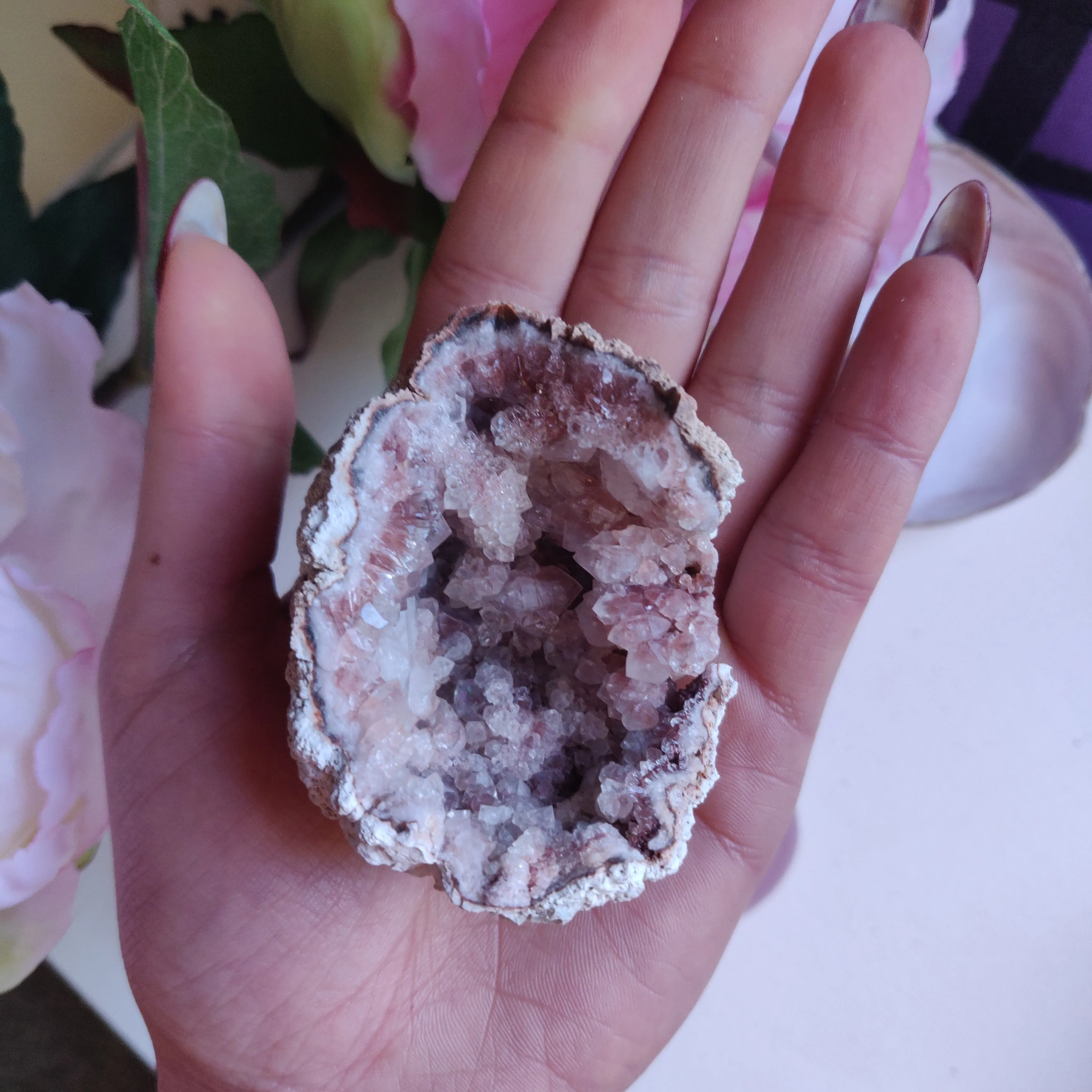 Pink Amethyst Geode (#9)