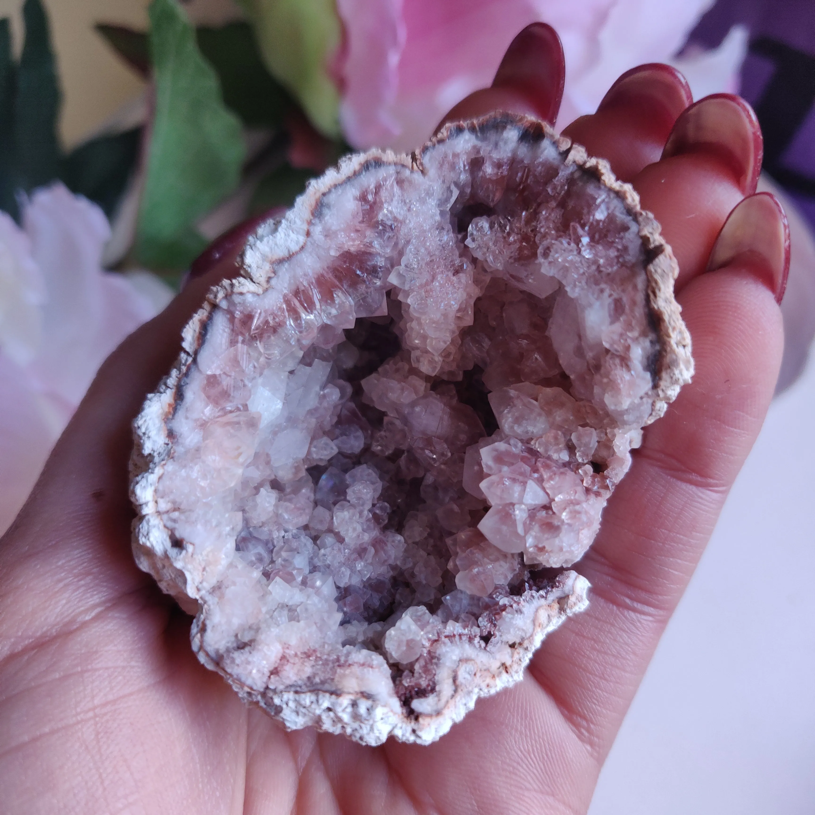 Pink Amethyst Geode (#9)