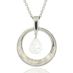 Platinum Dancing Diamond Necklace