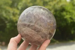 Polished Large Smokey Amethyst Sphere x 1 From Madagascar