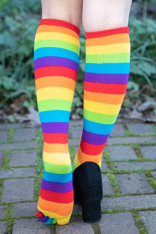 Rainbow Toe Socks