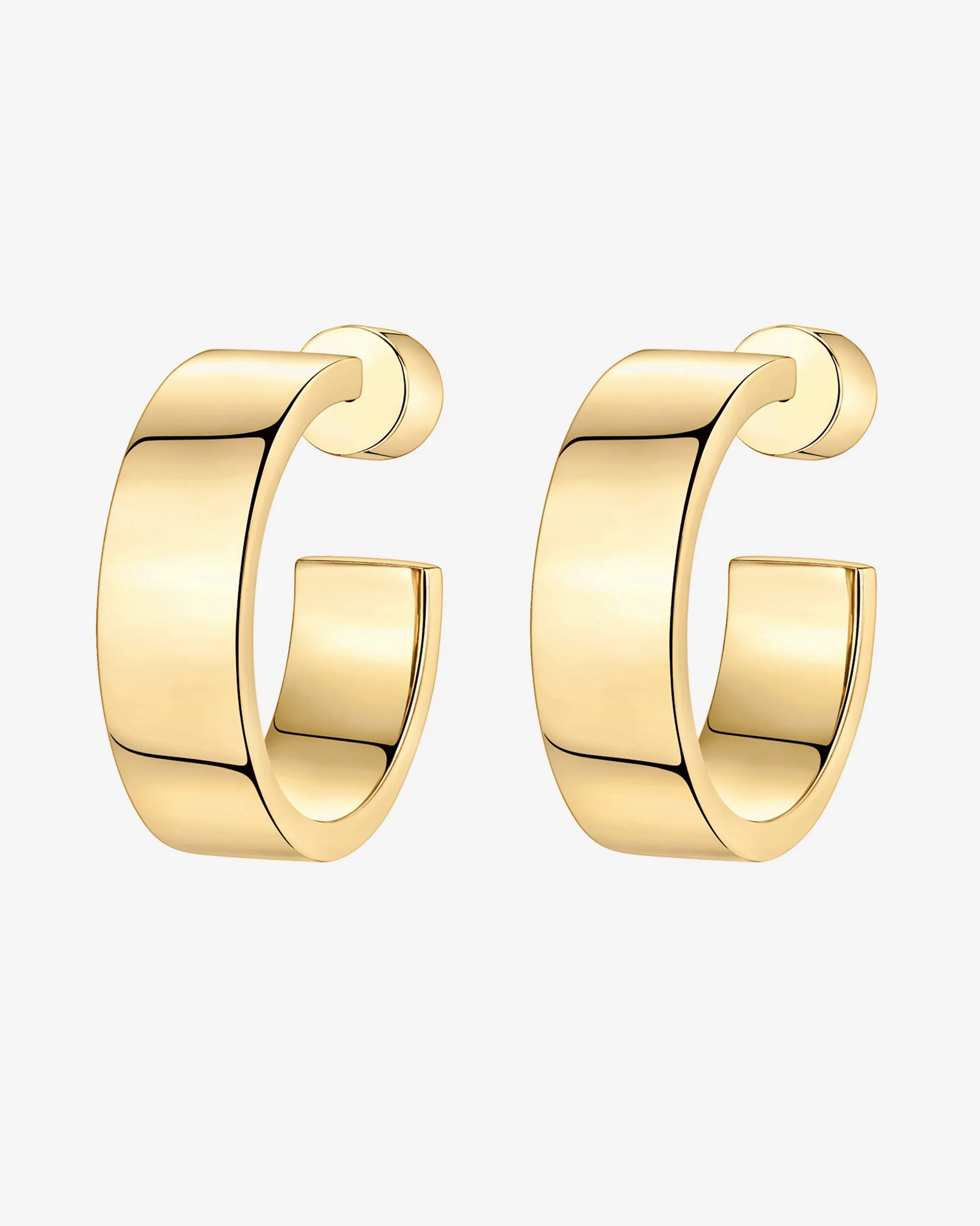 Squared Edge Hoops